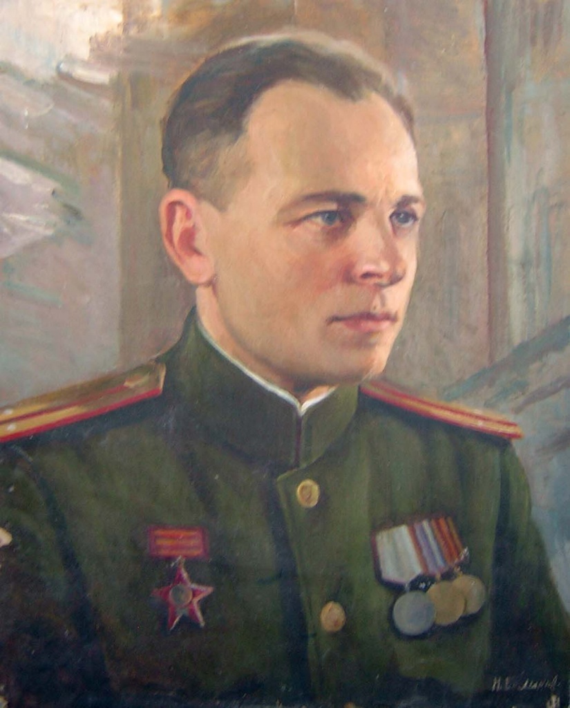 Портрет Мартынова В.М. Автор - Н.А. Беликов (1950 г., из фондов АМЗ)