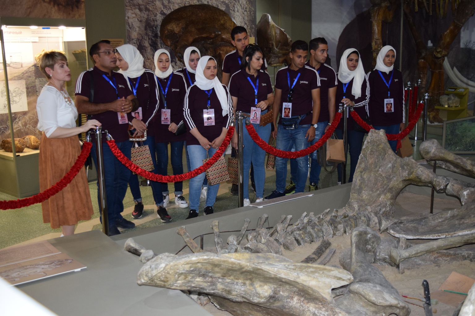 египетской делегации в Азовском музее