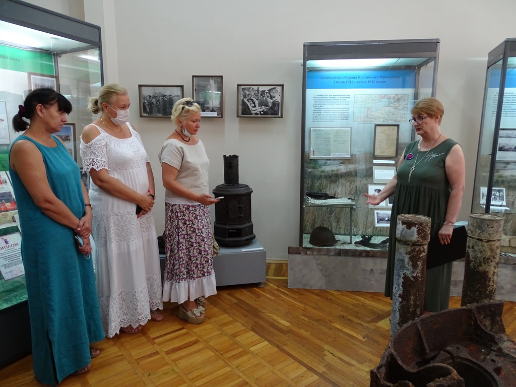 Открытие выставки "Рубеж мужества"
