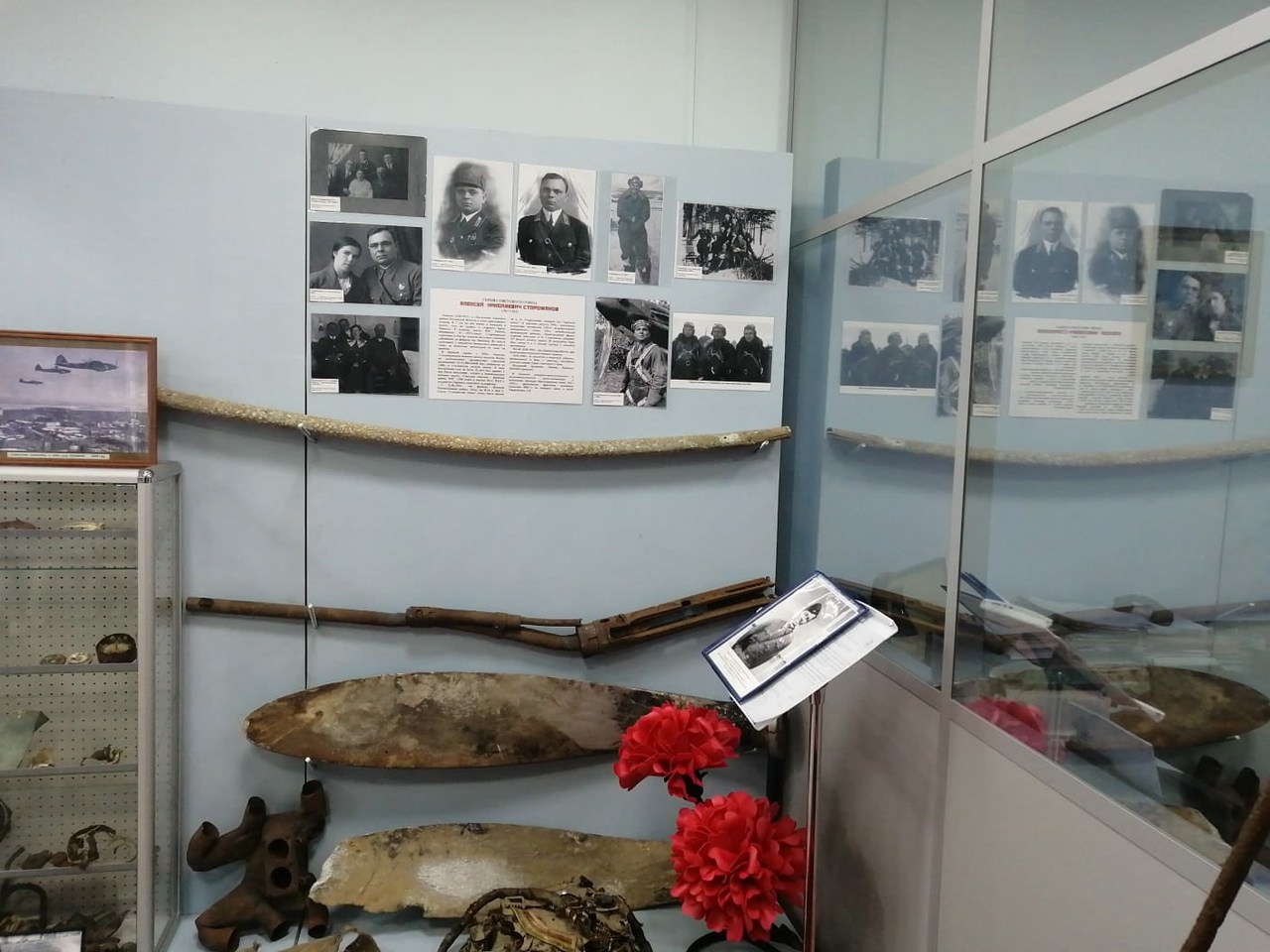 Фрагмент экспозиции в музее Красногвардейского укрепрайона