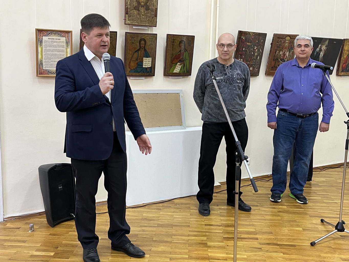 Открытие выставки «Драгоценный убор русской иконы»