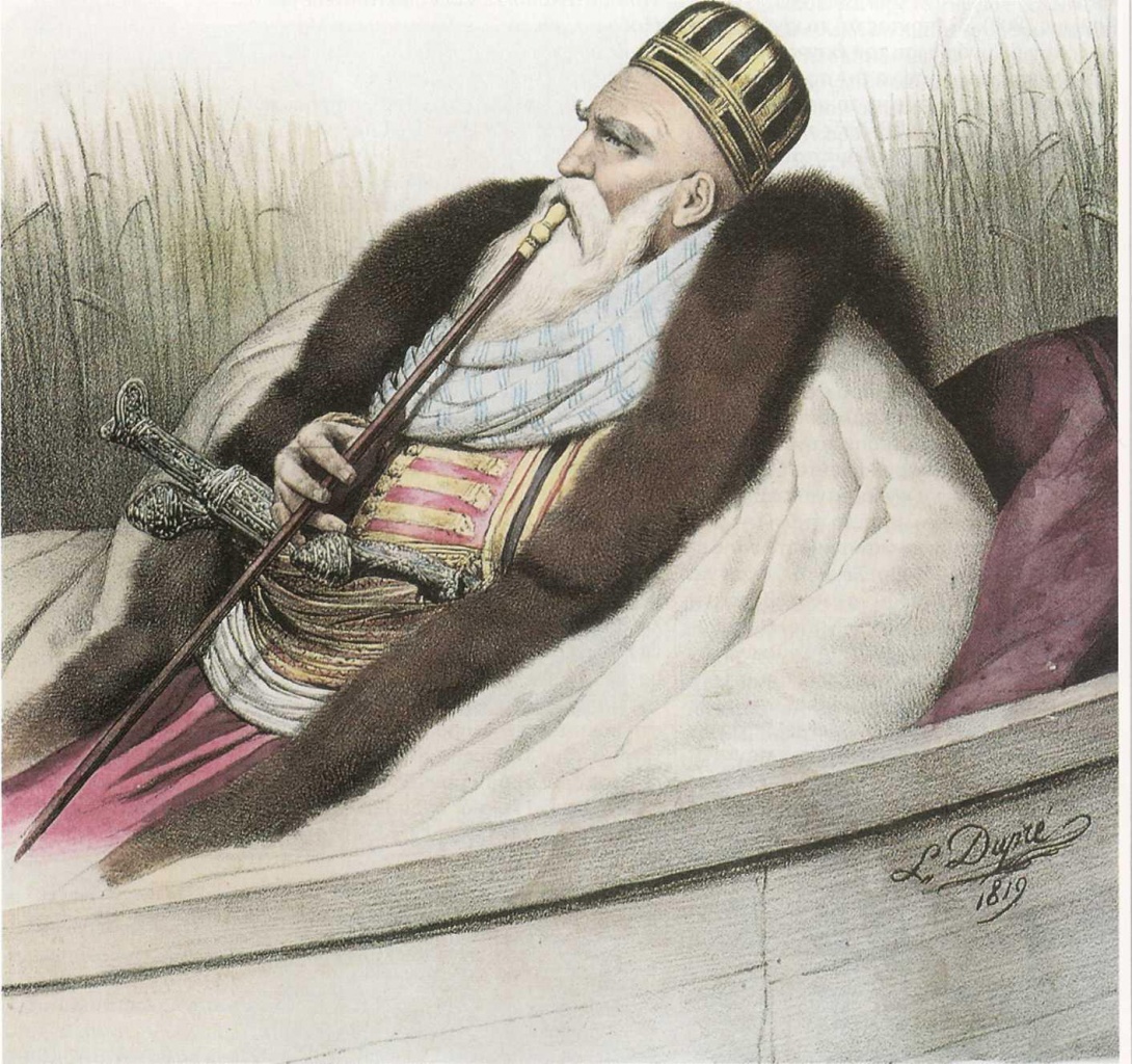 Али-паша, курящий трубку, XIX в.