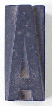 Литера буквы "А" из набора типографских шрифтов.