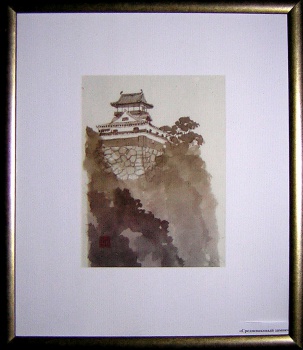 Графический лист "Средневековый замок".