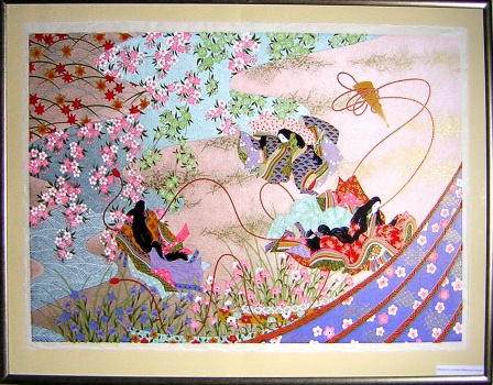 Графический лист "Повесть о Гэндзи" (тиёгами).