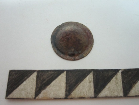 Бляшка полусферическая.