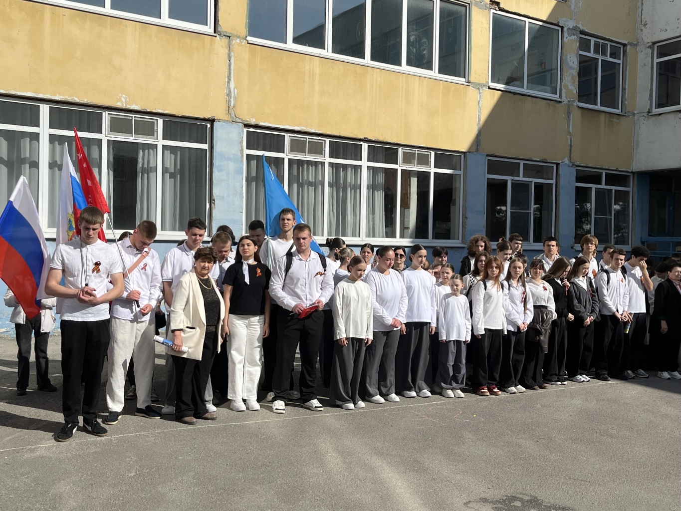 Памятная линейка, посвящённая 81-й годовщине Победы в Великой Отечественной войне