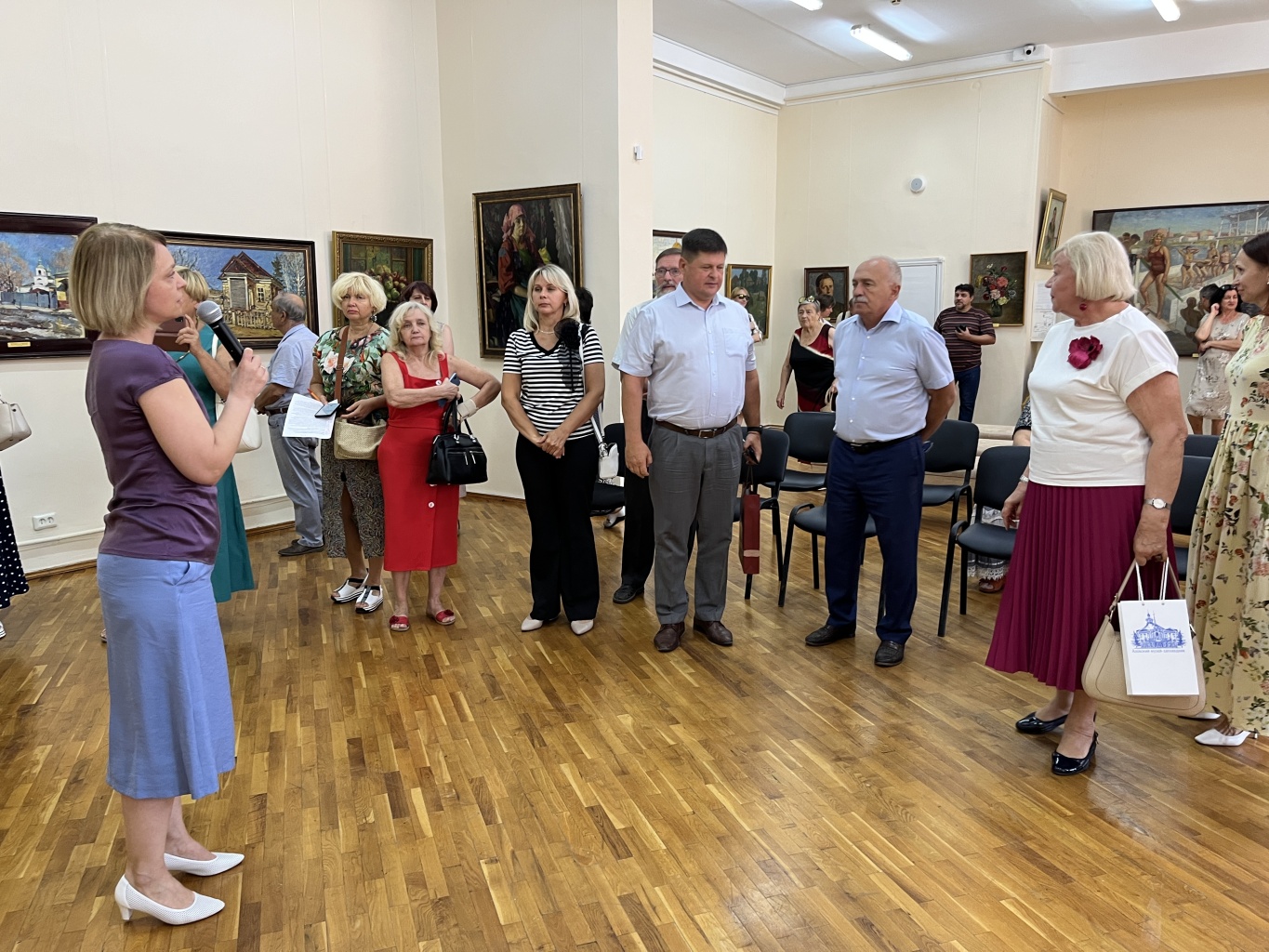 Открытие выставки «Искусство. Классика. Жизнь. Образ Родины в изобразительном искусстве XIX-XX вв.»