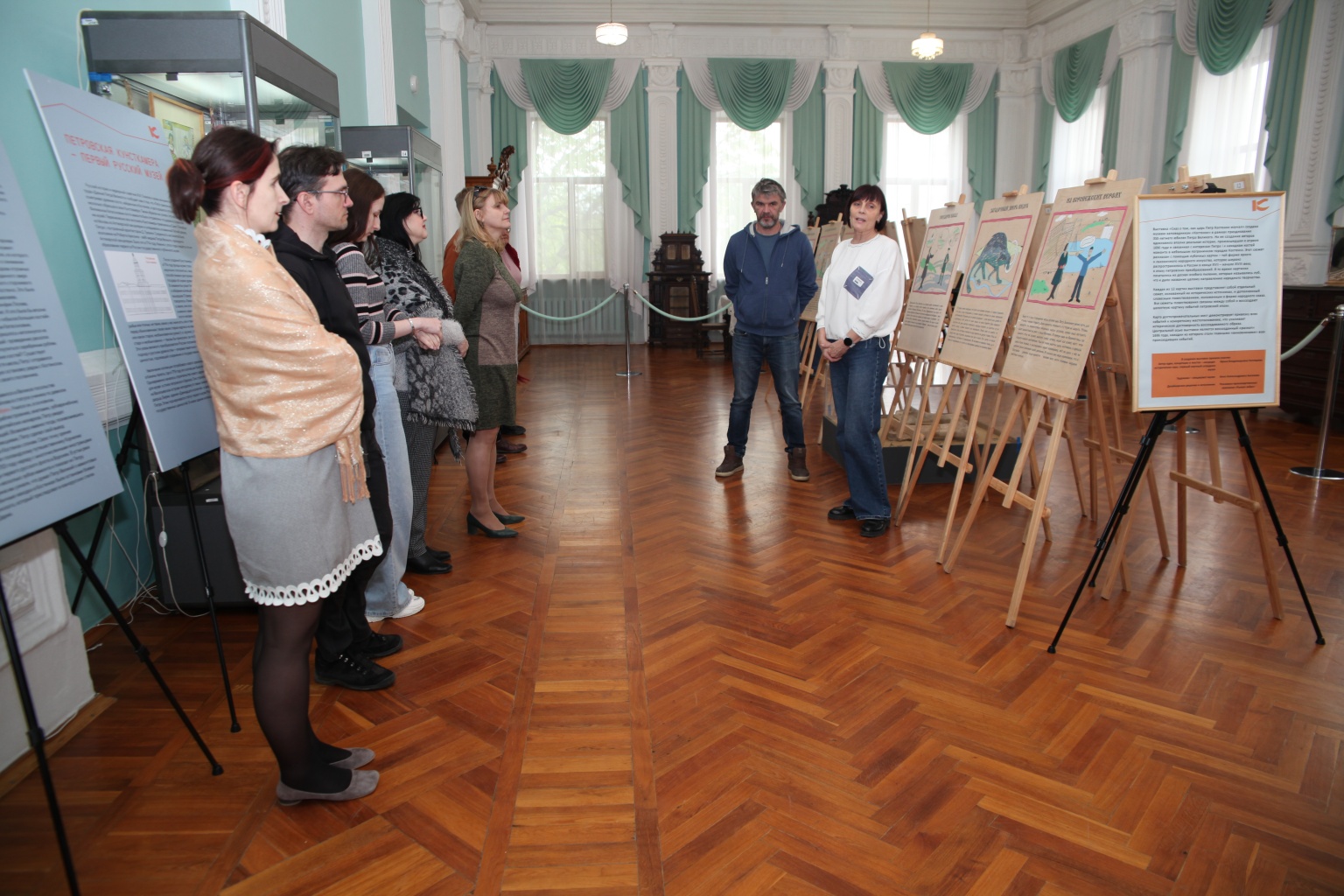 Открытие выставки «Сказ о том, как царь Петр Костенки изучал»