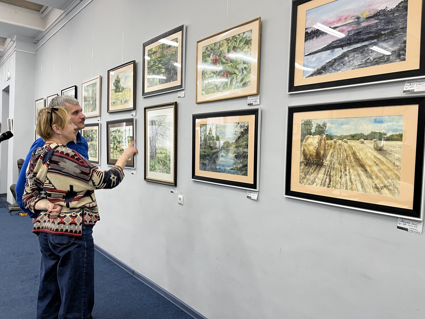 Открытие выставки азовских художников «Там где я живу»