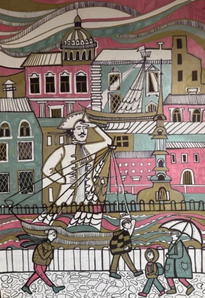 Лиморенко София, г. Омск. «Взор из прошлого»