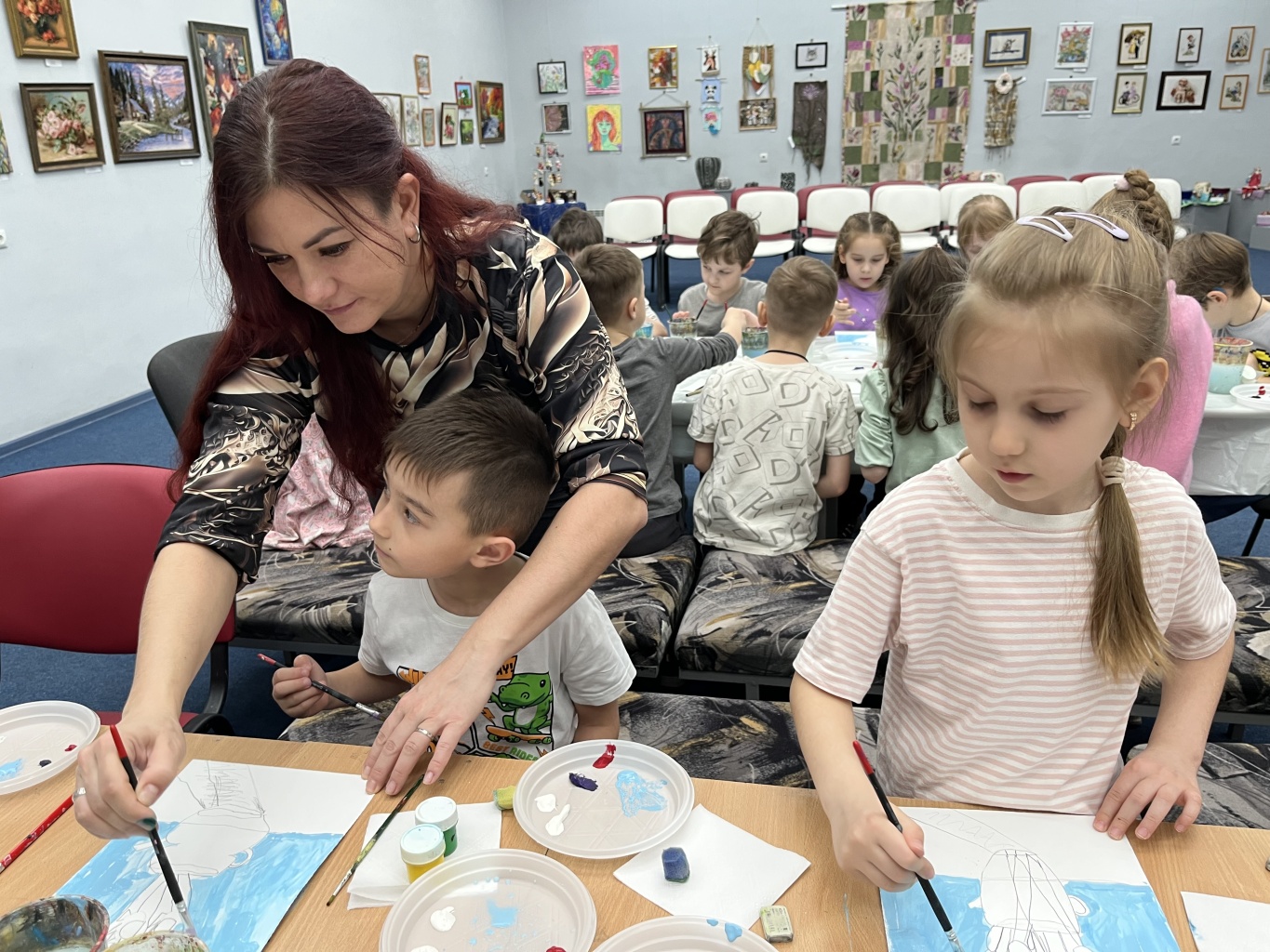 Весеннее настроение в выставочном зале «Меценат»