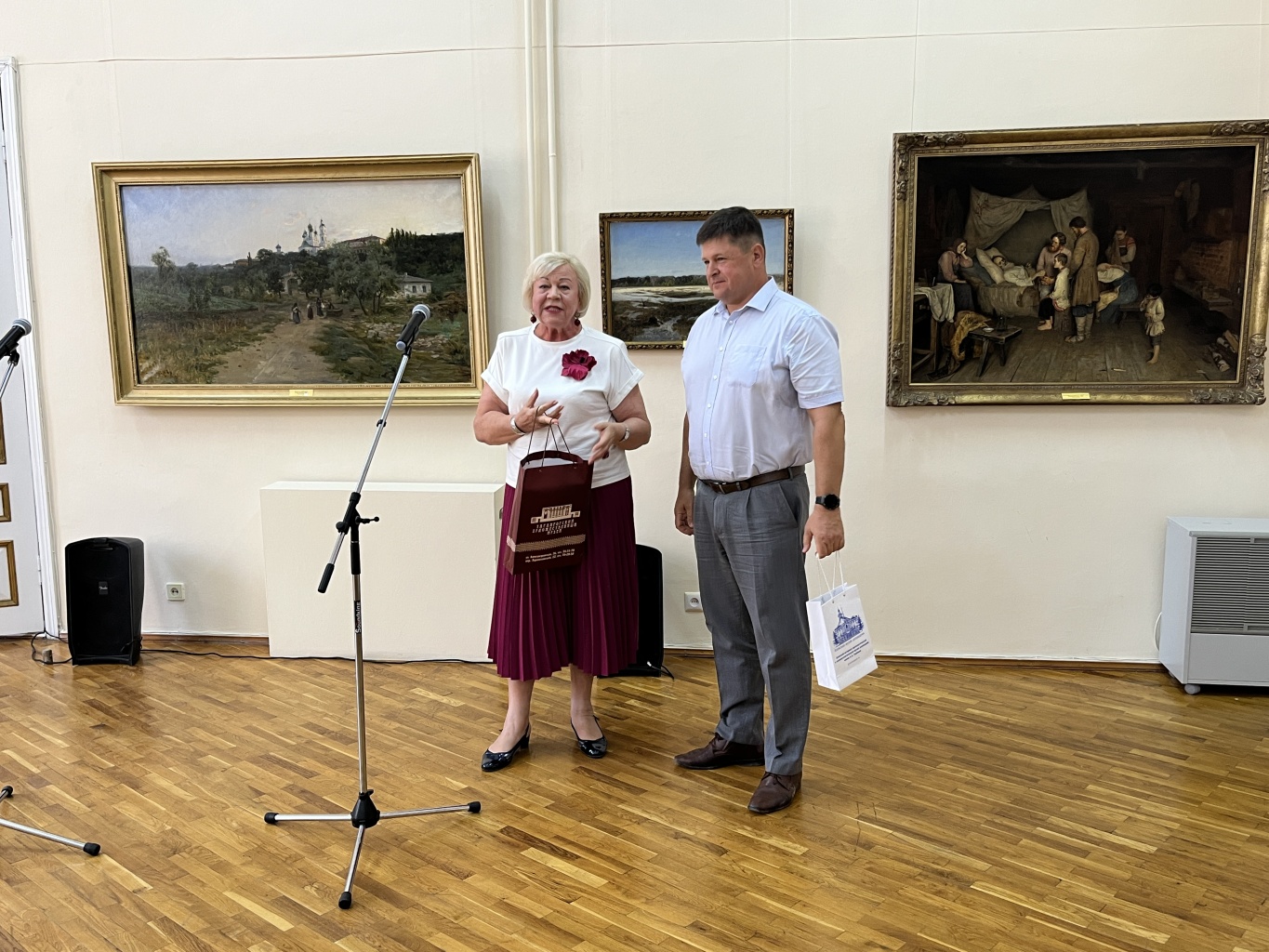 Открытие выставки «Искусство. Классика. Жизнь. Образ Родины в изобразительном искусстве XIX-XX вв.»