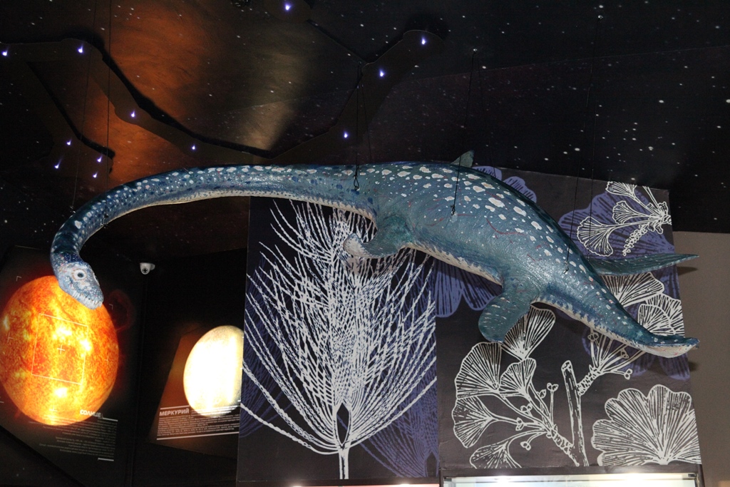 Презентация палеонтологической реконструкции детеныша гидротерозавра