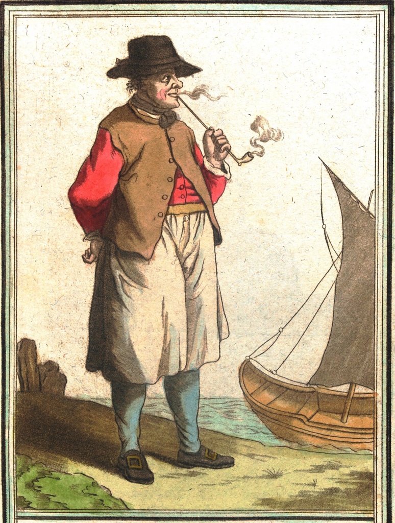 Голландец с трубкой, XVIII в.