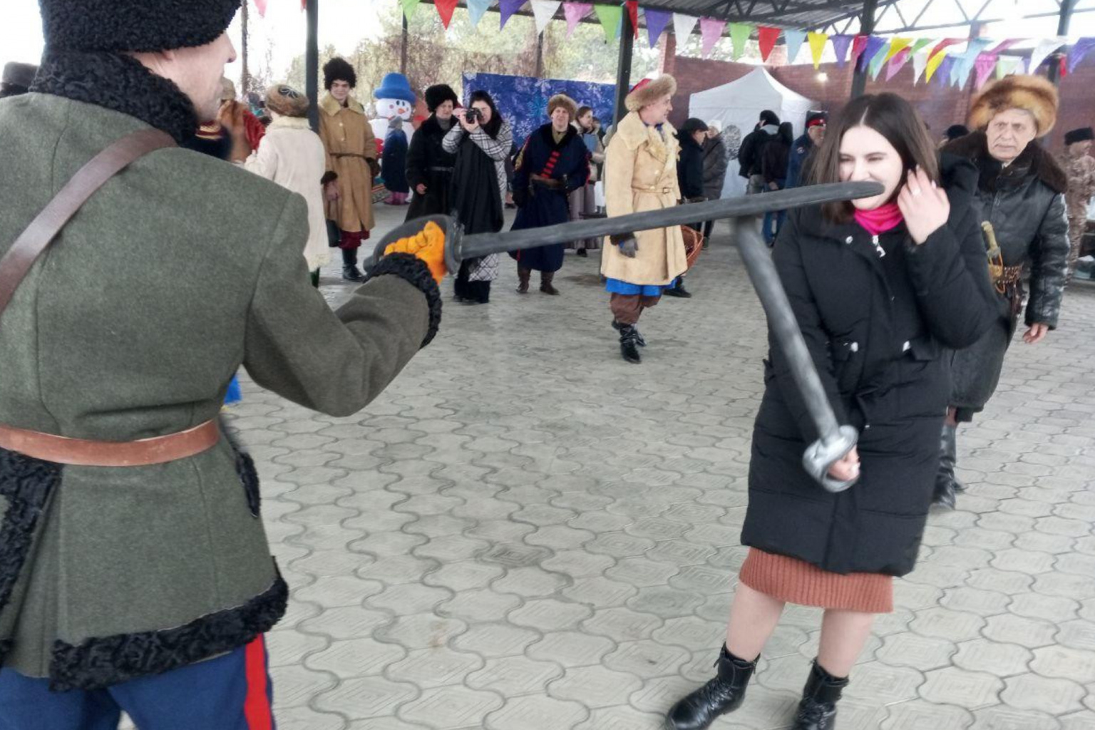 Участие музея в праздничных мероприятиях, посвящённых Крещению Господня