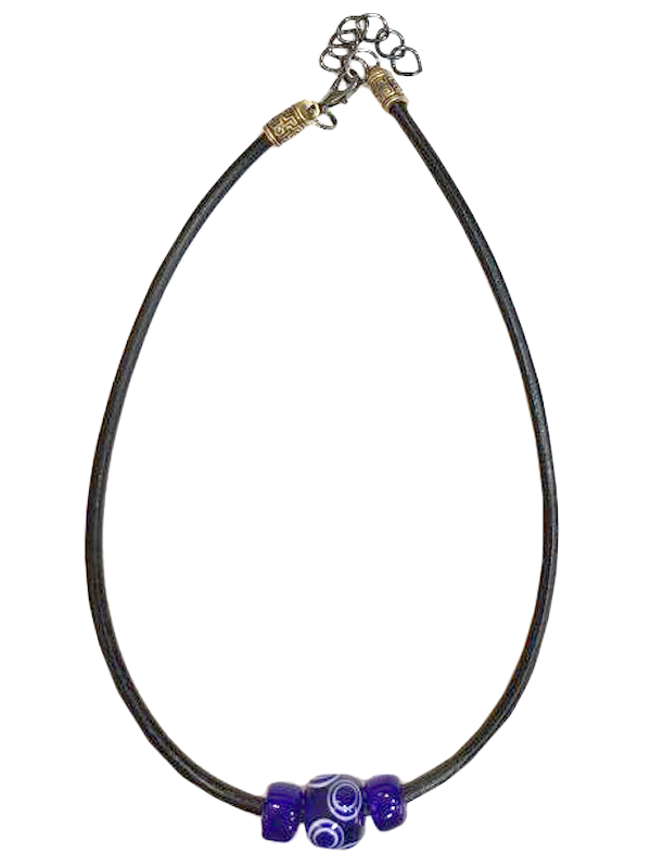 Античный кожаный чокер