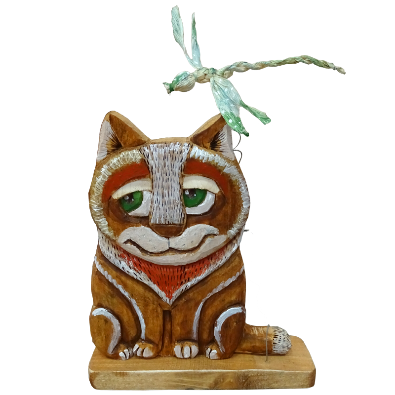 Кот и стрекоза