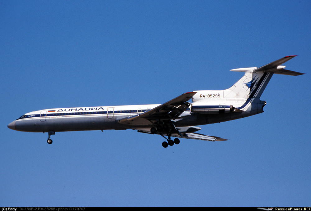 Самолёт Ту-154Б-285414 Самолёт Ту-154Б-285414