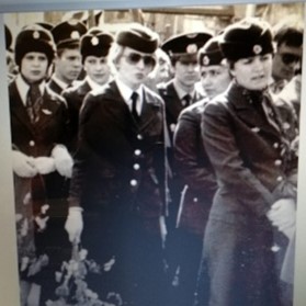 май 1985, бортпроводники на демонстрации май 1985, бортпроводники на демонстрации