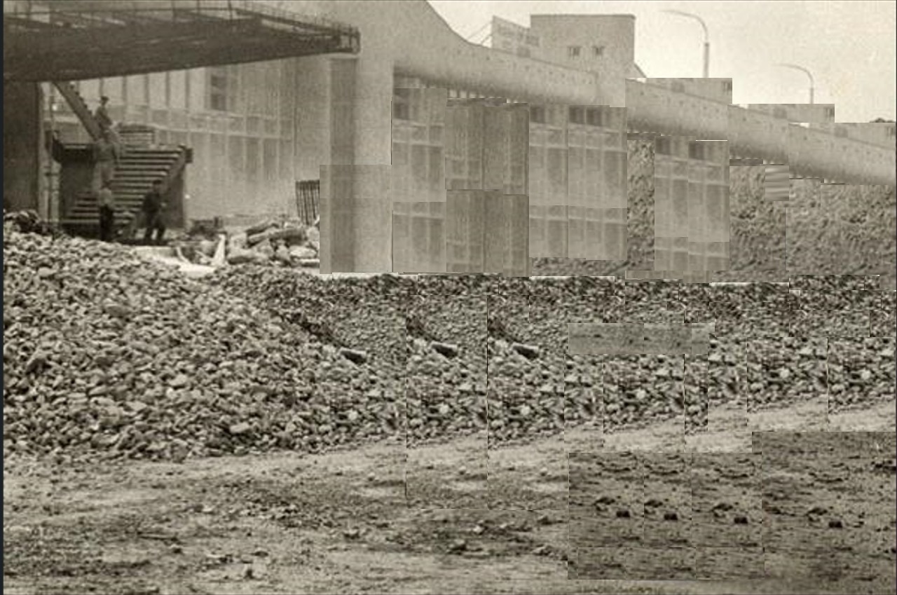 1974 - начало строительства аэровокзала 1974 - начало строительства аэровокзала