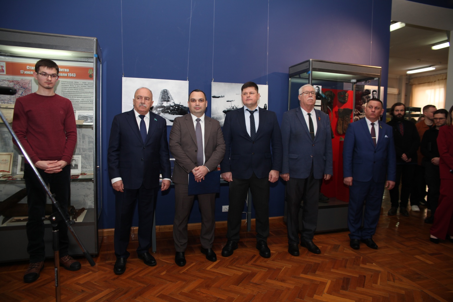 Открытие выставки «В небе Сталинграда»