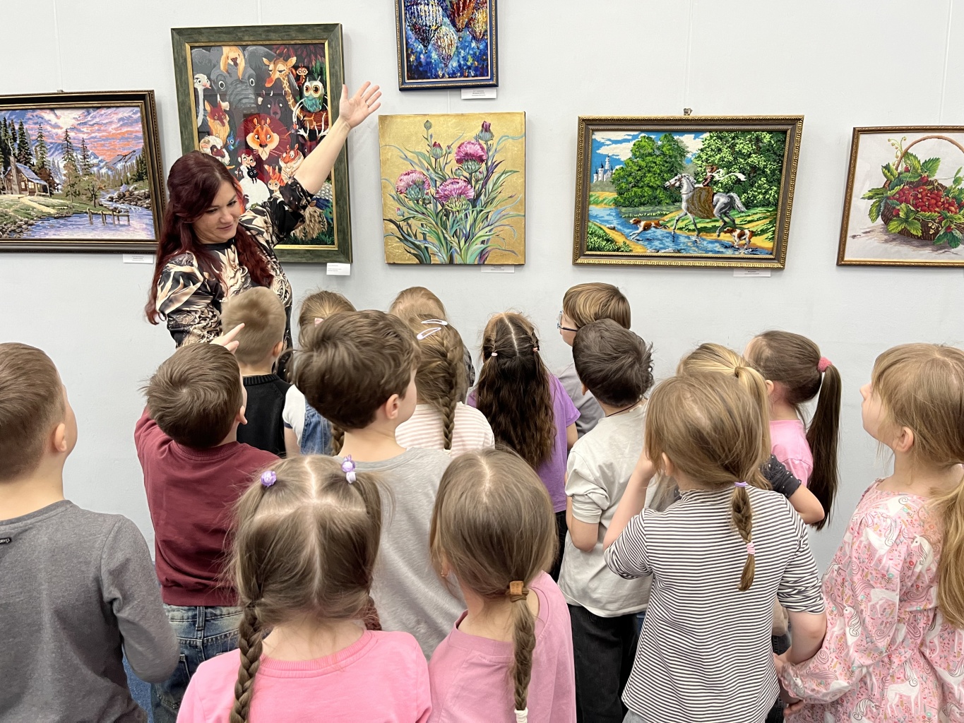 Весеннее настроение в выставочном зале «Меценат»